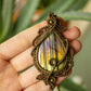 Autumn • Labradorite macrame necklace