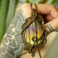 Autumn • Labradorite macrame necklace
