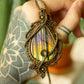 Autumn • Labradorite macrame necklace