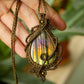 Autumn • Labradorite macrame necklace