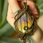 Autumn • Labradorite macrame necklace