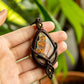 Scarlett • Labradorite macrame necklace