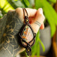 Scarlett • Labradorite macrame necklace