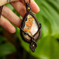 Scarlett • Labradorite macrame necklace