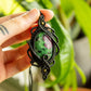 Lyric • Ruby Zoisite macrame necklace