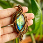 Willow • Labradorite macrame necklace