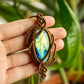 Willow • Labradorite macrame necklace