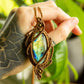 Willow • Labradorite macrame necklace