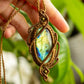 Willow • Labradorite macrame necklace