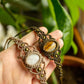 Lily • Tigers Eye macrame bracelet