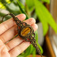 Lily • Tigers Eye macrame bracelet
