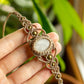 Isla • White Moonstone macrame bracelet