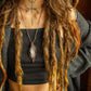 Ruth • Selenite macrame necklace