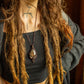 Scarlett • Labradorite macrame necklace