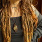 Kamelia • Labradorite macrame necklace