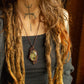 Kamelia • Labradorite macrame necklace