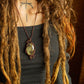 Kamelia • Labradorite macrame necklace