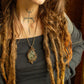 Autumn • Labradorite macrame necklace