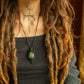 Lyric • Ruby Zoisite macrame necklace