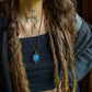 Sadie • Opalite macrame necklace
