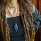 Ava • Labradorite macrame necklace