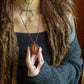 Grace • Tigers Eye macrame necklace