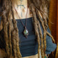 Enola • Labradorite macrame necklace