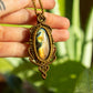 Fiona • Labradorite macrame necklace