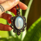 Sadie • Opalite macrame necklace