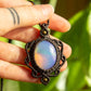 Sadie • Opalite macrame necklace
