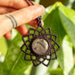 Viola • Amethyst macrame necklace