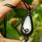 Linda • Selenite macrame necklace