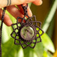 Viola • Amethyst macrame necklace