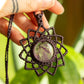 Viola • Amethyst macrame necklace