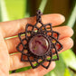 Viola • Amethyst macrame necklace