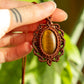 Grace • Tigers Eye macrame necklace