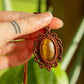 Grace • Tigers Eye macrame necklace
