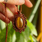 Grace • Tigers Eye macrame necklace