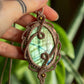 Jasmine • Labradorite macrame necklace
