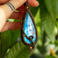 Ava • Labradorite macrame necklace