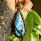 Ava • Labradorite macrame necklace