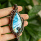 Leo • Labradorite macrame necklace
