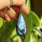 Ava • Labradorite macrame necklace