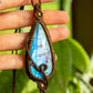 Ava • Labradorite macrame necklace