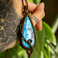 Ava • Labradorite macrame necklace