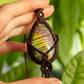 Enola • Labradorite macrame necklace