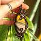 Kayla • Bumble Bee Jasper macrame necklace