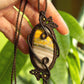 Kayla • Bumble Bee Jasper macrame necklace