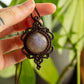 Aylin • Belomorite macrame necklace