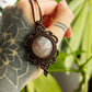 Aylin • Belomorite macrame necklace